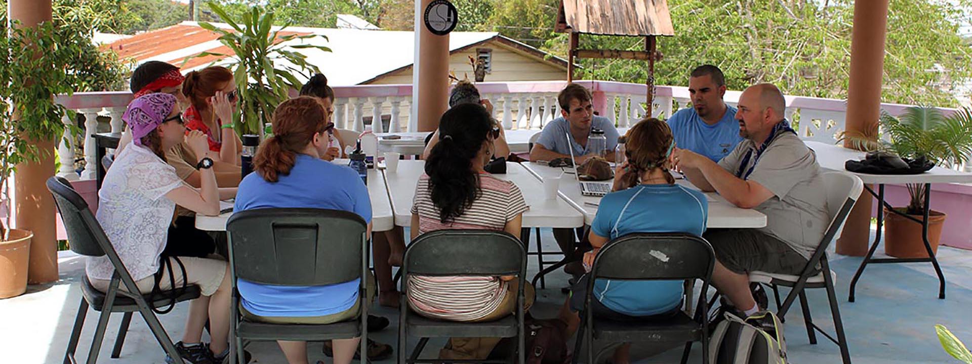 Douglas Hume and Students of the 2013 Ethnographic Field School, Orange Walk Town, Belize