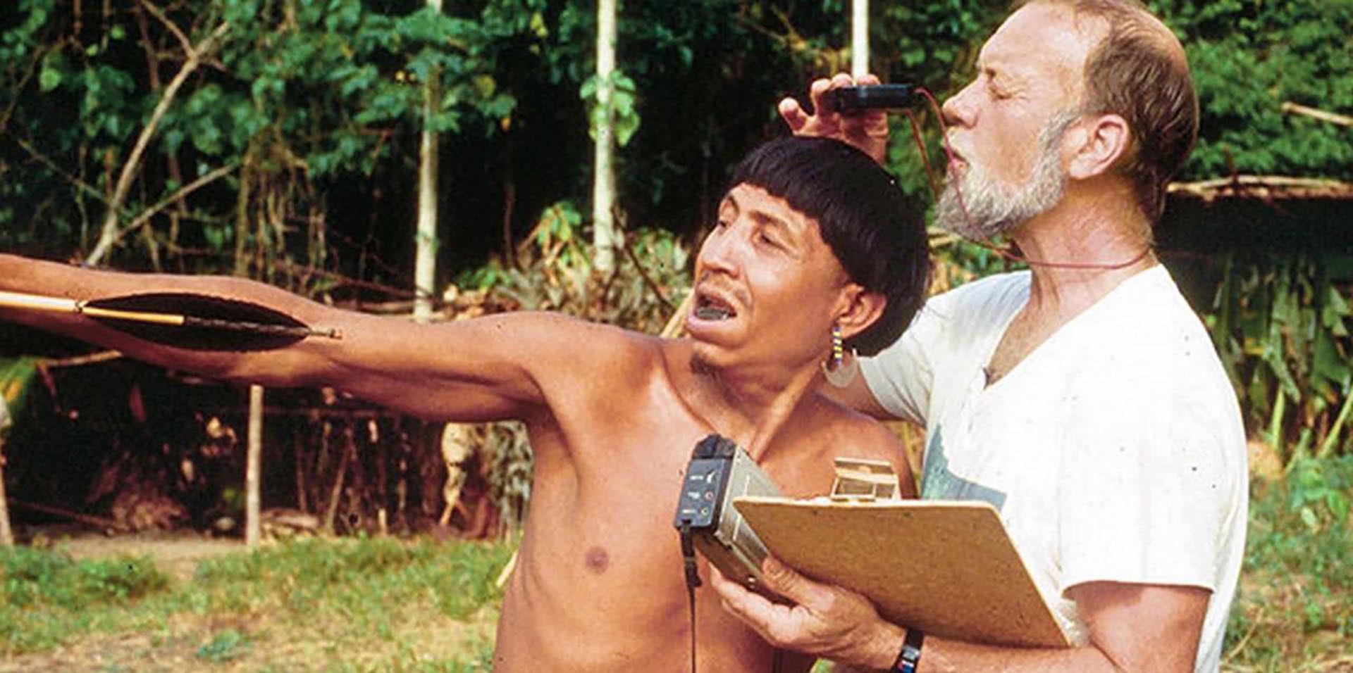 Napoleon Changon with a Yanomami Man